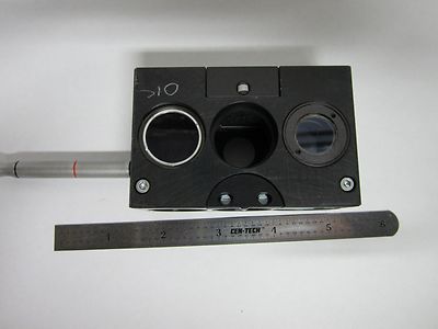 MICROSCOPE PART LEICA REICHERT POLYVAR INSERT DIC FILTER OPTICS BIN#F2-21