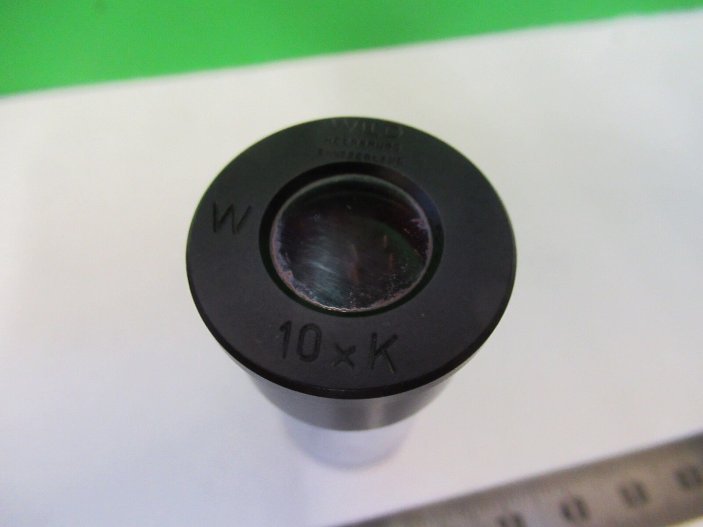 WILD HEERBRUGG SWISS W 10xK EYEPIECE OPTICS MICROSCOPE PART AS PICTURED W4-B-19