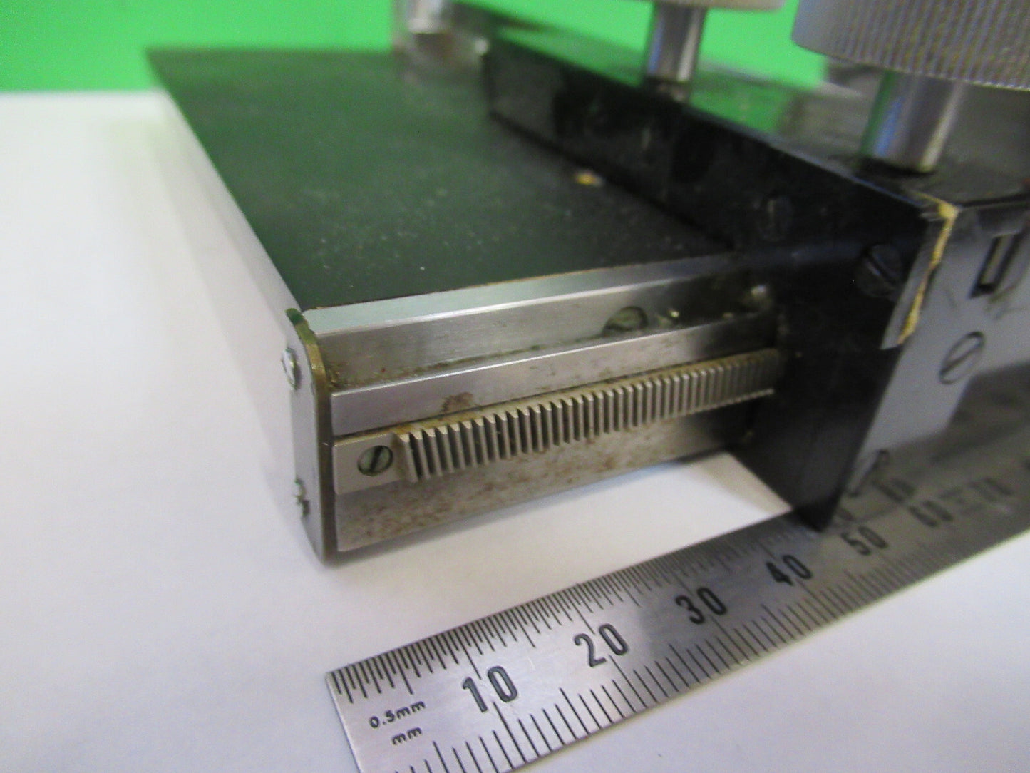 BAUSCH LOMB  STAGE TABLE XY MICROSCOPE PART OPTICS AS PICTURED &F3-B-57