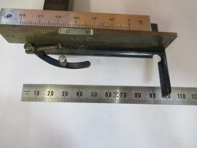 Antique Rare Kremp Wetzlar Stage Xy Clips Microscope Part