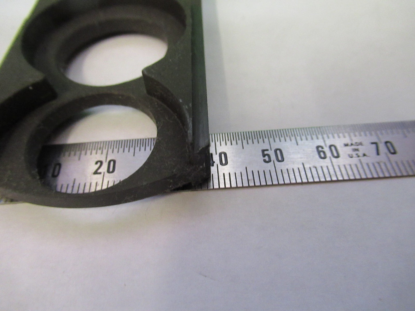 ZEISS GERMANY EMPTY SLIDE FILTER POLARIZER MICROSCOPE PART AS PICTURED U8-B-13