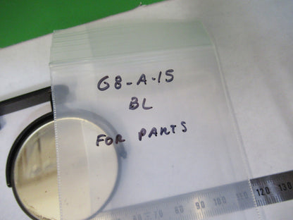 For Parts BAUSH LOMB ANTIQUE MIRROR OPTICS MICROSCOPE PART AS PICTURED G8-A-15