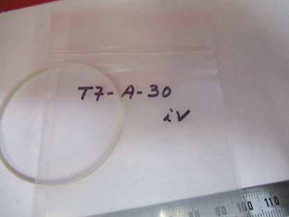 OPTICAL FLAT WINDOW GLASS LASER OPTICS AS PICTURED  T7-A-30