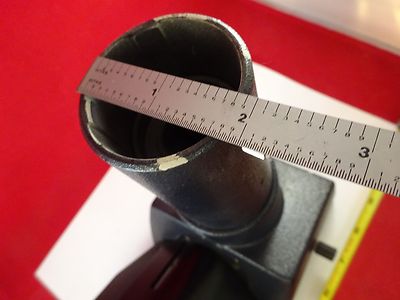 MICROSCOPE PART NIKON JAPAN TRINOCULAR HEAD OPTICS AS IS BIN#73-04