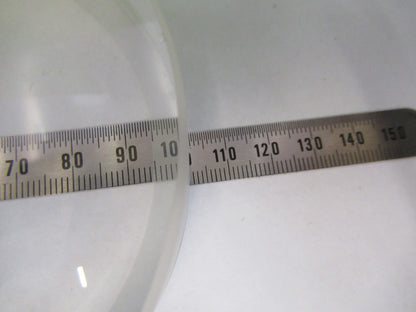 HUGE OPTICAL PLANO CONCAVE THICK GLASS MIL SPEC OPTICS AS PICTURED V3-A-13