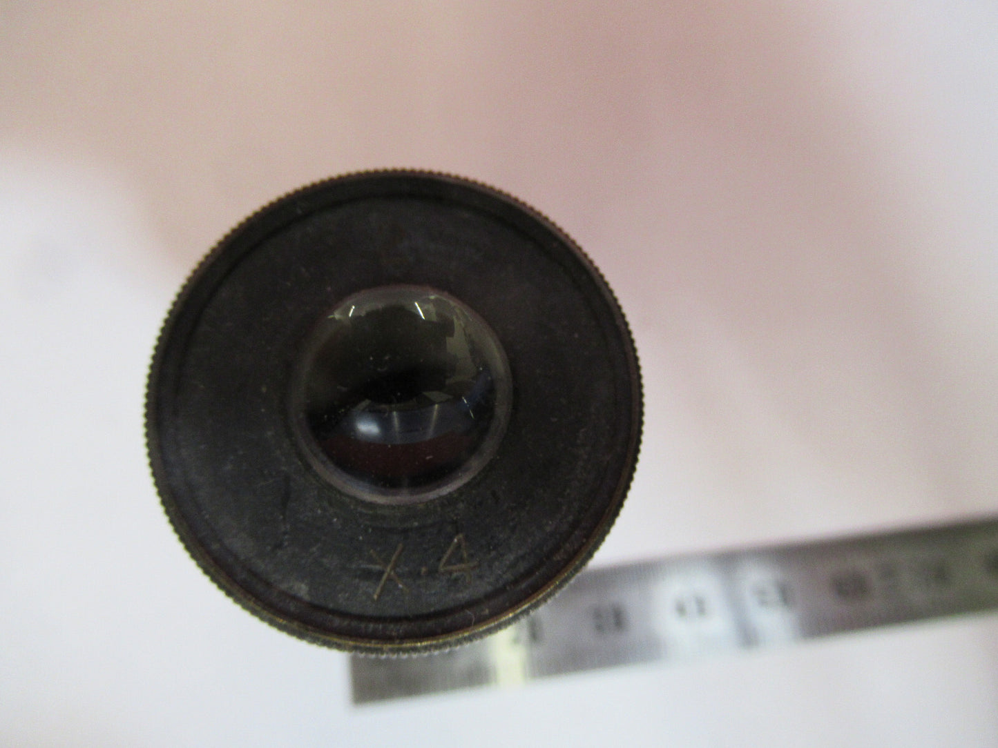 Emil Busch A.g. 4X Antique Eyepiece Ocular Microscope Part Optics