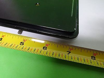 MICROSCOPE PART POLYVAR REICHERT LEICA ROTABLE STAGE TABLE AS IS BIN#60-E-03