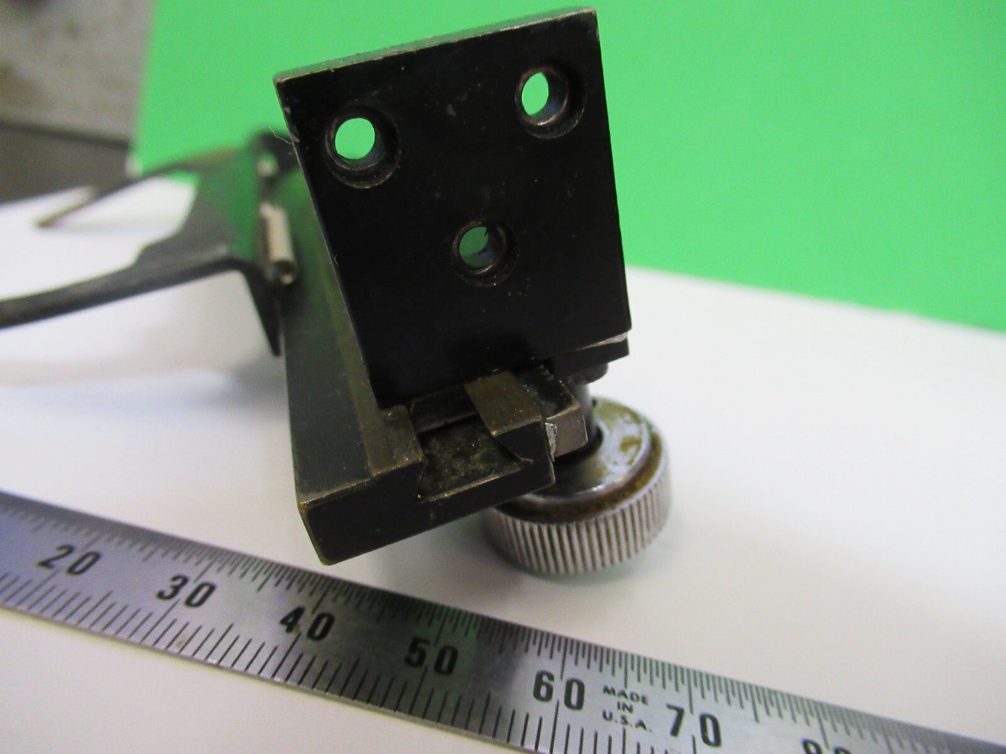 Antique Bausch & Lomb Xy Stage Clip Microscope Part