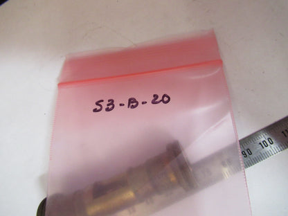 ANTIQUE BRASS SPENCER STAGE MICROMETER KNOBS MICROSCOPE PART AS PICTURED S3-B-20