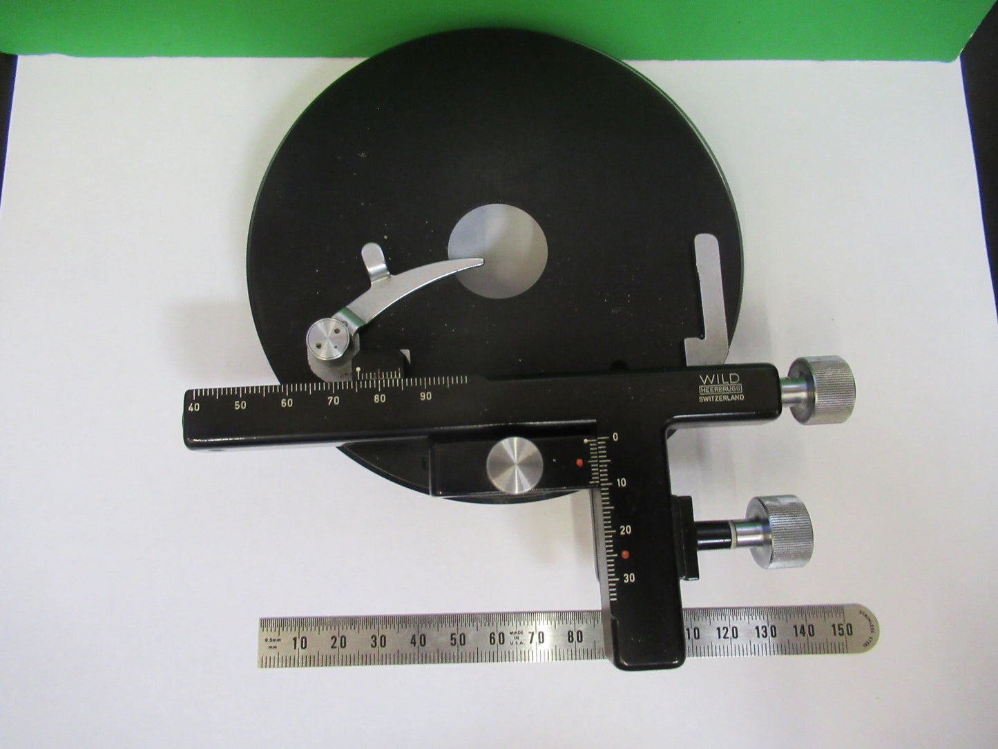 Wild Swiss Bino Xy Stage Table Microscope Part