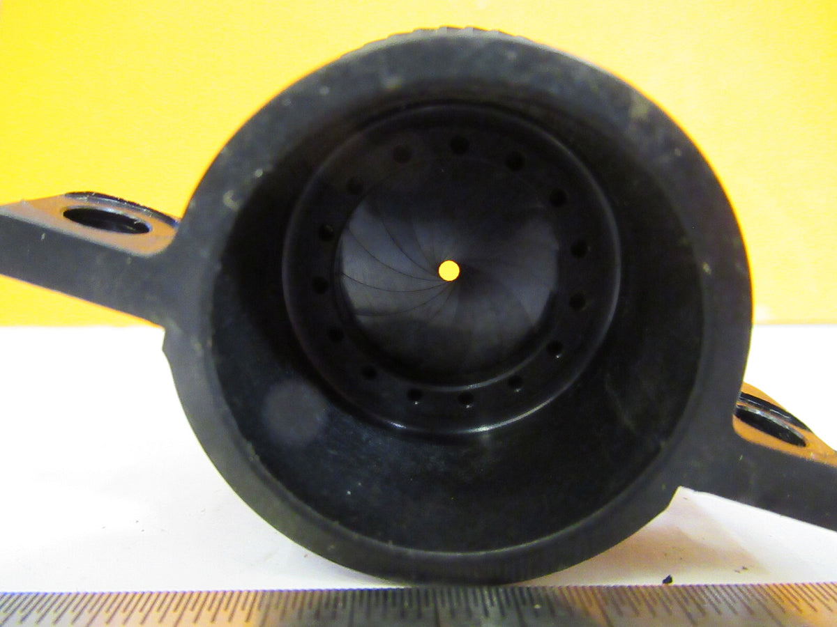 Nikon Japan Lens + Iris Diaphragm Optics Microscope Part