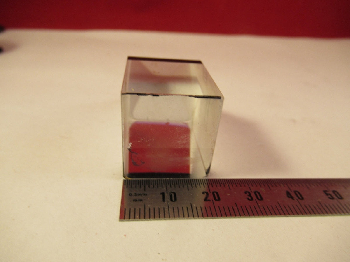WILD SWISS GLASS PRISM HEAD OPTICS MICROSCOPE PART AS PICTURED &39-A-14