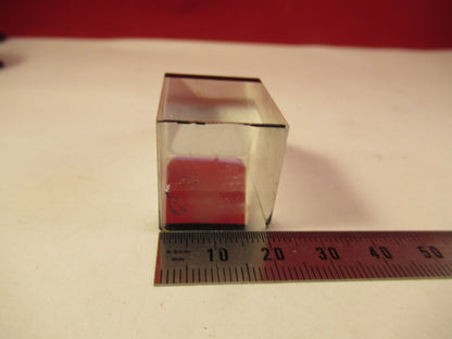 WILD SWISS GLASS PRISM HEAD OPTICS MICROSCOPE PART AS PICTURED &39-A-14