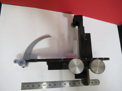 ANTQIUE XY CLIPS BAUSCH LOMB STAGE MICROSCOPE PART AS PICTURED Y7-B-42