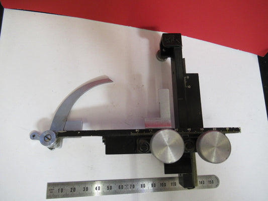 Antqiue Xy Clips Bausch & Lomb Stage Microscope Part