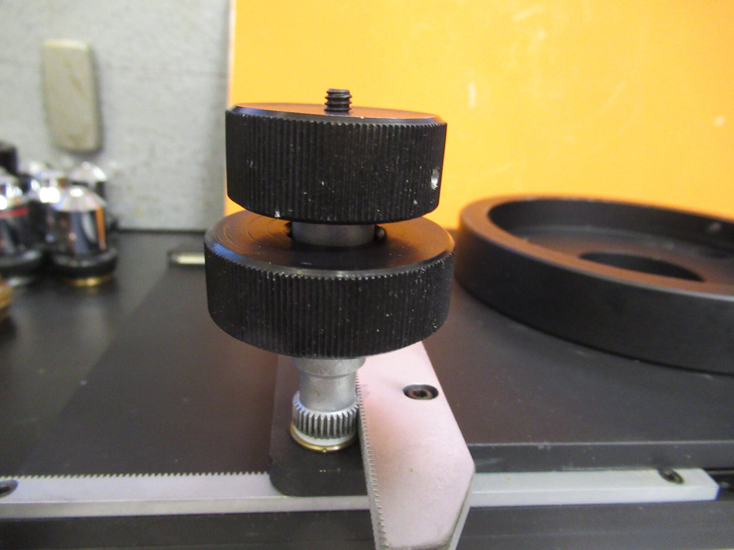 BAUSCH LOMB MICROTECH XY STAGE TABLE MICROSCOPE PART AS PICTURED Y3-A-35