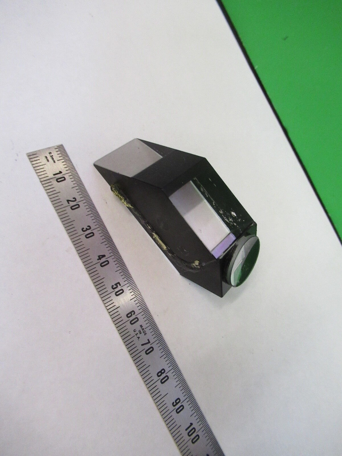 WILD HEERBRUGG SWISS GLASS PRISM assembly MICROSCOPE PART AS PICTURED w4-b-03