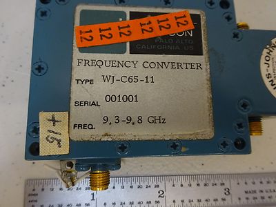 HF-MIKROWELLEN-GHz-FREQUENZKONVERTER WATKINS JOHNSON WIE BESEHEN BIN#S5-94