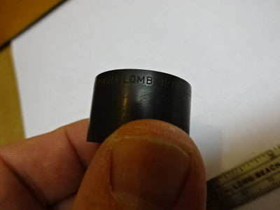 MICROSCOPE PART MOUNTED LENS BLUE FILTER BAUSCH LOMB OPTICS AS IS #81-69