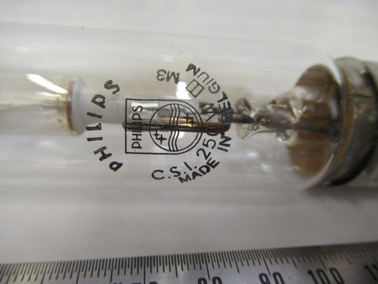 PHILIPS OPTICAL 250W SPECIAL BULB CSI LAMP OPTICS AS PICTURED S4-B-01