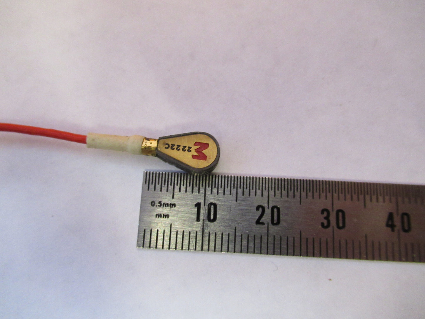 PCB PIEZOTRONICS ENDEVCO 2222C ACCELEROMETER+ CABLE 3093 AS PICTURED 72-C-06