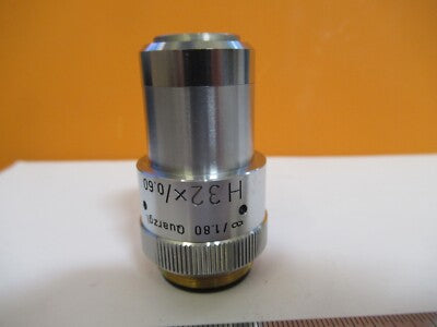 Ernst Leitz Wetzlar Objective Quartz 32X Infinity Optics Microscope AS Pic