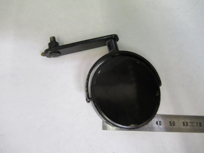 ANTIQUE BAUSCH LOMB MIRROR ASSEMBLY MICROSCOPE PART AS PICTURED X2-A-65