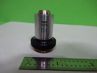 Microscope Part Objective Olympus Japan 10X Optics