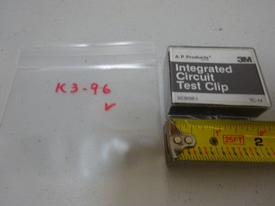 IC TEST CLIP 3M TC-14 14 PINS BIN#K3-96