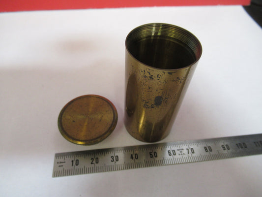 Empty Watson UK Brass Objective Canister Microscope Part