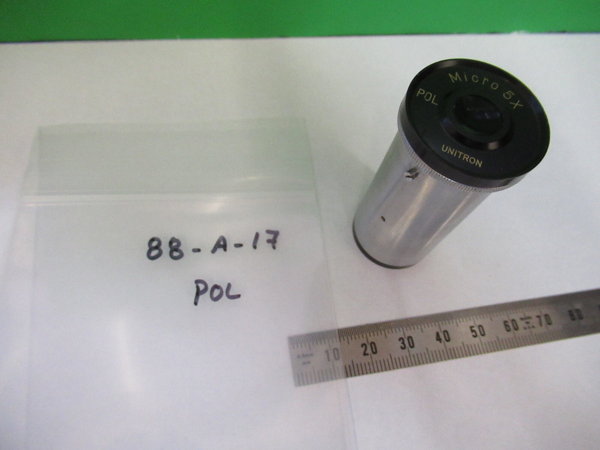 Unitron Japan Eyepiece Pol 5X Micro Lens Microscope Part