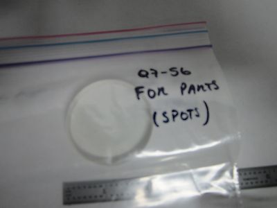 OPTICAL FLAT COATED [has blemishes, spots] LASER OPTICS AS IS BIN#Q7-56