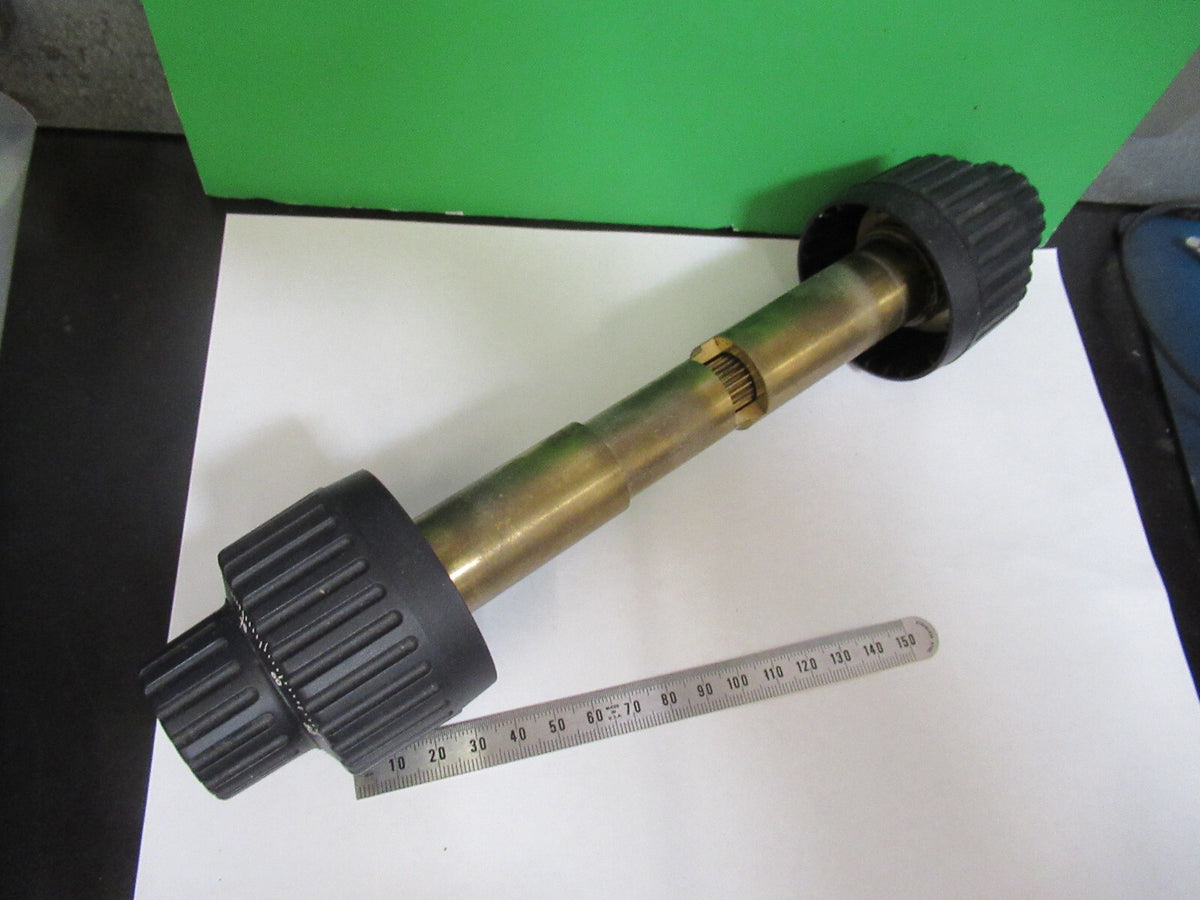 LEICA GERMANY DMRB SET OF KNOBS BRASS GEAR MICROSCOPE PART AS PICTURED 80-B-28