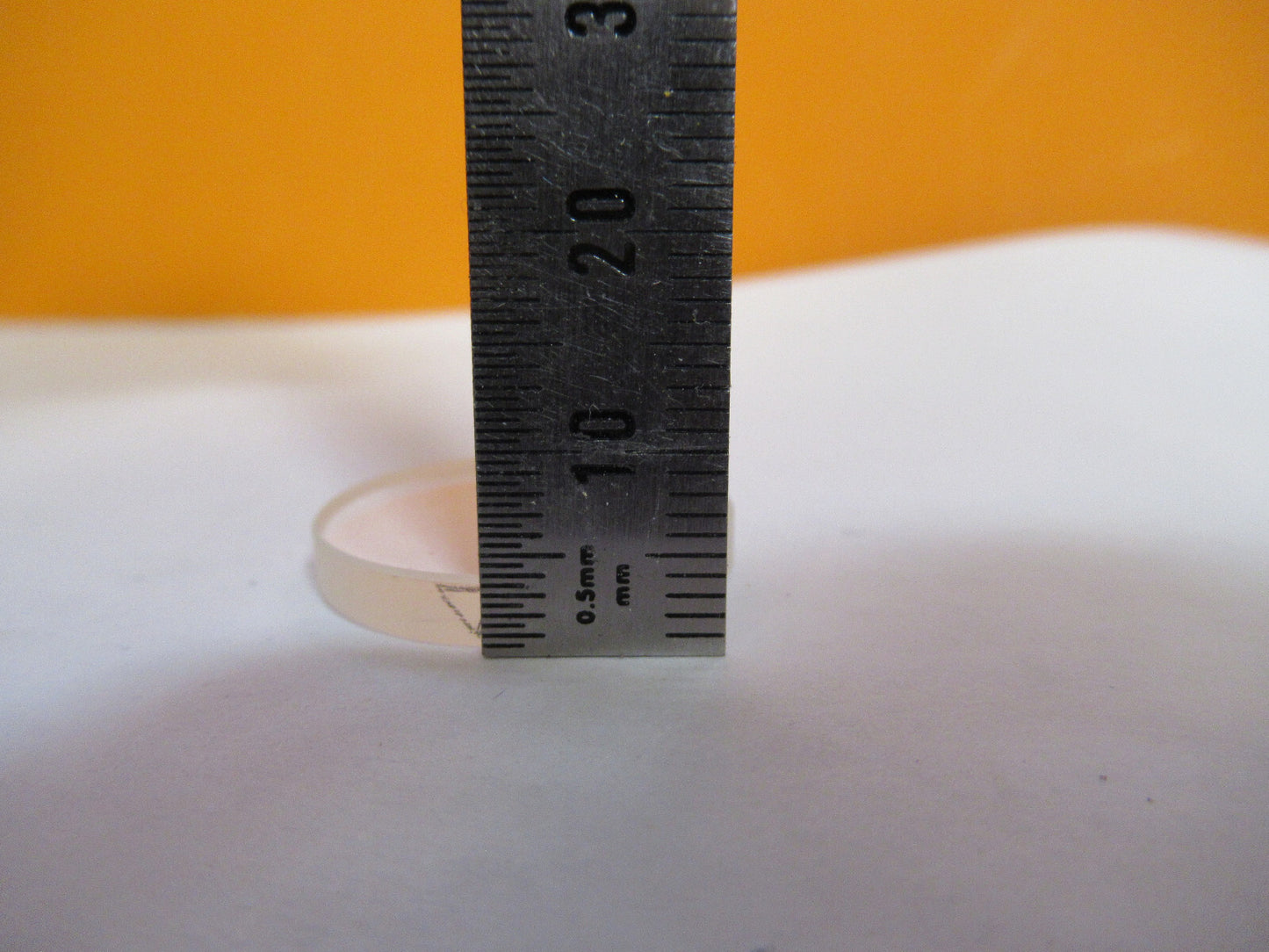 OPTICAL ex-NASA COATED LENS BK7 FLAT PRO LASER OPTICS AS PICTURED Y4-A-101