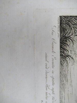 ANTIQUE ETCHING ITALIA ROME CIRCA 1810 GASPARD DUGHET PIETRO PARBONI AS PIC vi