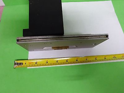 MICROSCOPE PART POLYVAR REICHERT LEICA SUPPORT STAGE TABLE AS IS BIN#60