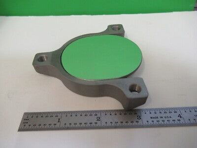 OPTICAL OVAL GLASS MOUNTED MIRROR MIL SPEC OPTICS AS PICTURED &79-A-24
