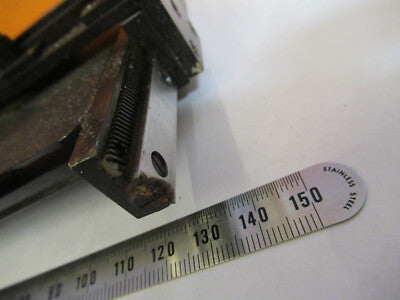 SPENCER AO VINTAGE STAGE TABLE XY ANTIQUE MICROSCOPE PART AS PICTURED &P2-A-78