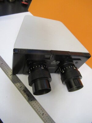 Ernst Leitz Germany Sm-lux Head Binocular Optics Microscope Part