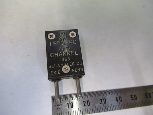 WWII FT-243 QUARTZ CRYSTAL BLILEY 8050 kHz FREQUENCY CONTROL AS PICTURED S1-B-41