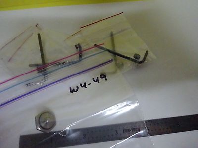 LOT PARTS MEGGITT STUDS TOOLS ISOLATED BASE for ACCELEROMETER TESTING #W4-49