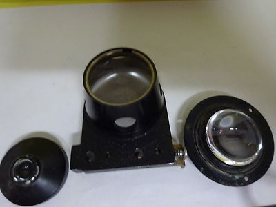 FÜR TEILE MIKROSKOP PART LOT LENS ILLUMINATOR ?? OPTIKBEHÄLTER #X5-19