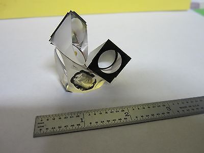 MICROSCOPE PART OPTICAL PRISM OPTICS BIN#L5-77
