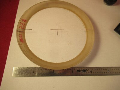 MIL SPEC OPTICAL GLASS WINDOW TARGET RANGEFINDER OPTICS AS PICTURED &FT-6-11