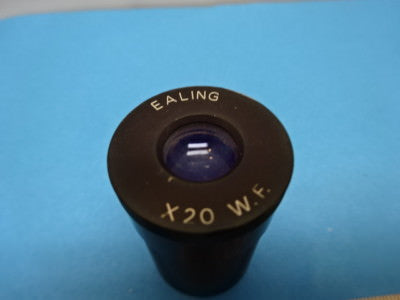 EALING X20 WF EYEPIECE OCULAR MICROSCOPE PART OPTICS AS IS &90-A-12