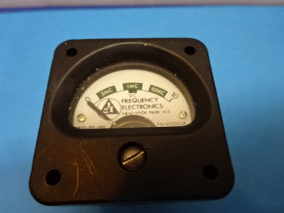 FREQUENZELEKTRONIK FEI DISPLAY für STANDARD RUBIDIUM CESIUM AS IS #90-08