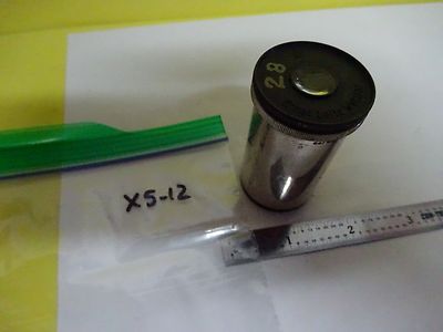 MICROSCOPE PART LARGE EYEPIECE LEITZ WETZLAR GERMANY a5 OPTICS BIN#X5-12
