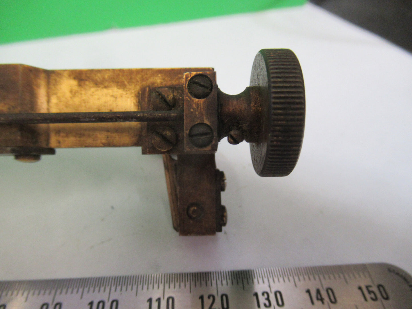 Antique J. J. Swift & Son London Brass Stage Clips Xy Microscope Part