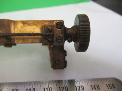 Antique J. J. Swift & Son London Brass Stage Clips Xy Microscope Part
