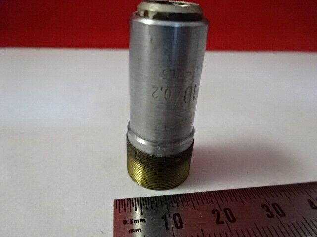 CARL ZEISS OBJECTIVE 10X EPIPLAN MICROSCOPE PART OPTICS AS IS &U7-B-31